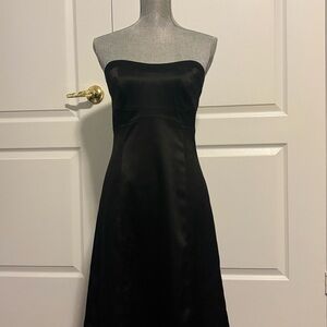 RW&CO. Classic Black Strapless Dress